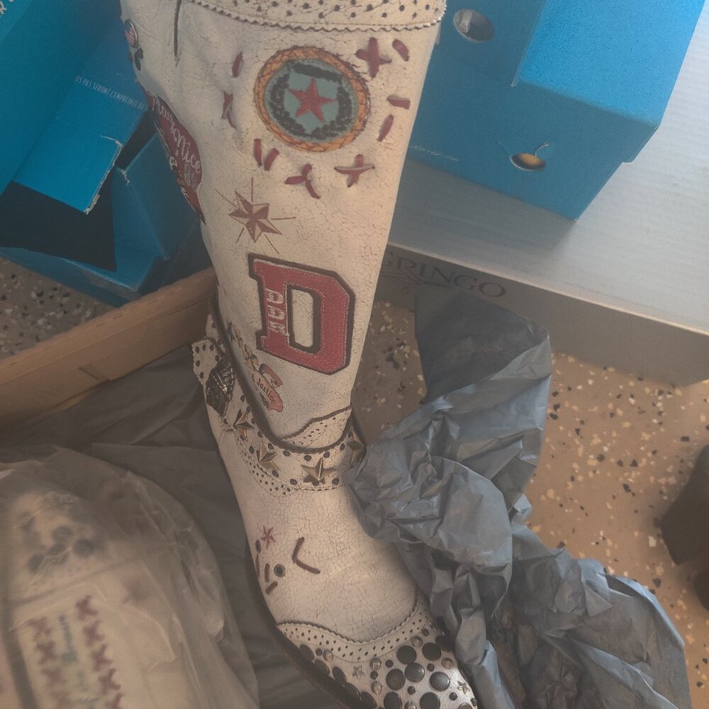Double D Ranch Liberty boots size 11.5 W 9.5 M New - Picture 5 of 6